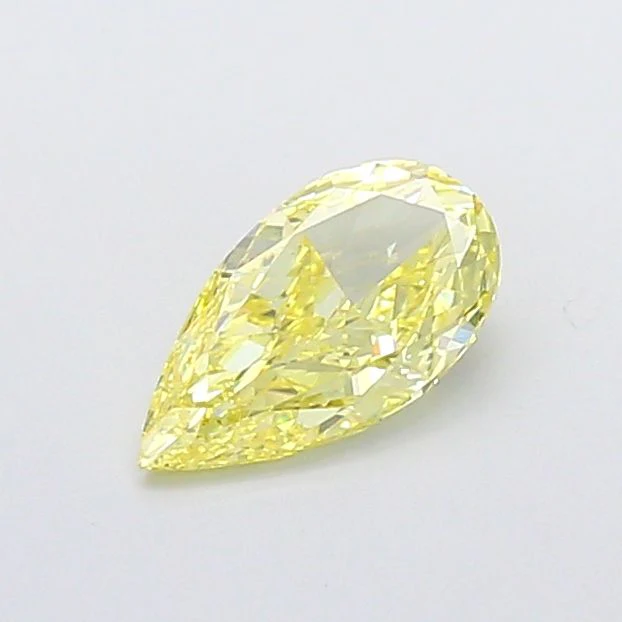 1.00 ct. Fancy Intense Yellow/VS1 Pear Lab Grown Diamond