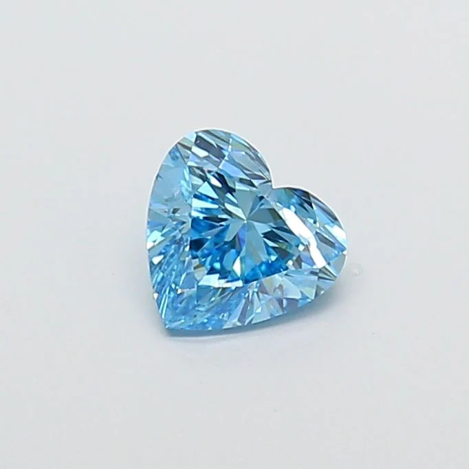 1.00 ct. Fancy Vivid Blue/SI1 Heart Lab Grown Diamond