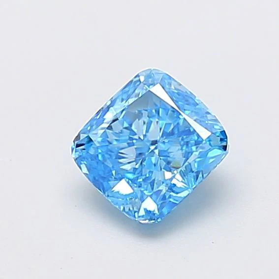 1.00 ct. Fancy Vivid Blue/VS1 Cushion Modified Lab Grown Diamond