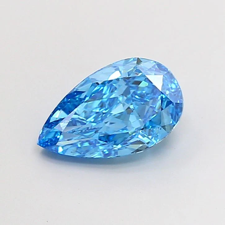 1.00 ct. Fancy Vivid Blue/VS2 Oval Lab Grown Diamond
