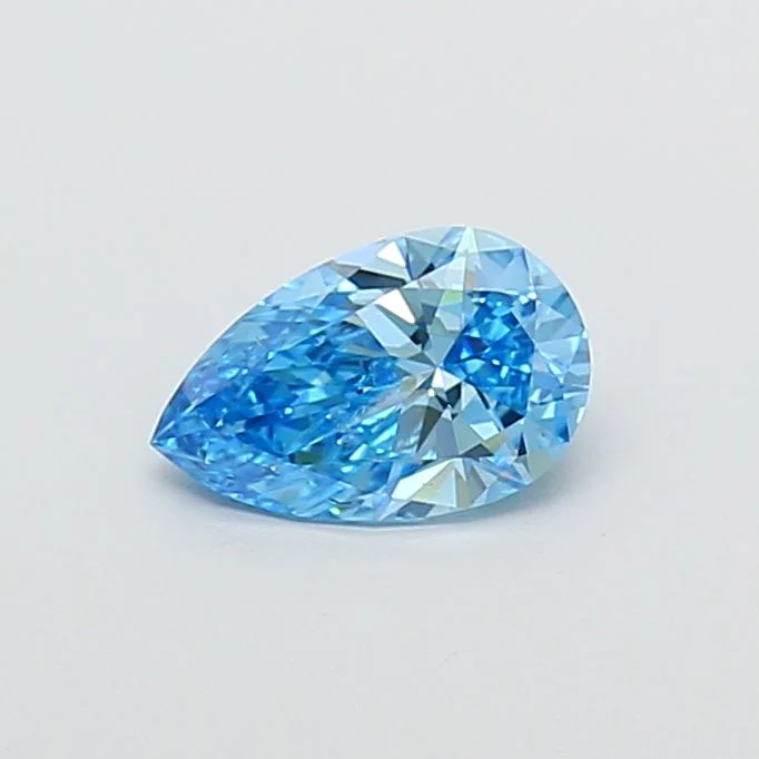 1.00 ct. Fancy Vivid Blue/VS2 Pear Lab Grown Diamond