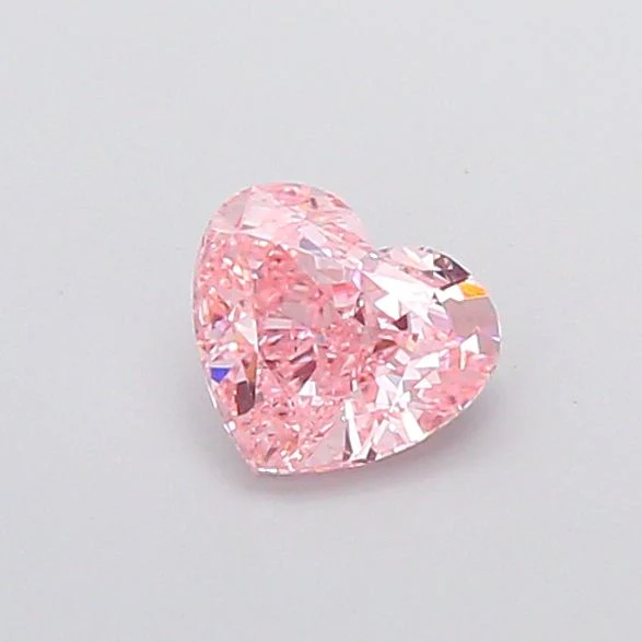 1.00 ct. Fancy Vivid Pink/VS2 Heart Lab Grown Diamond