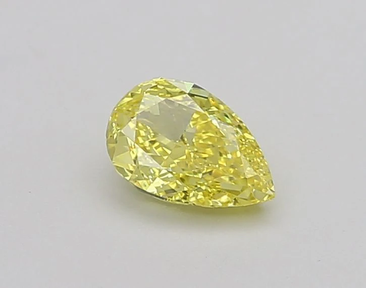 1.00 ct. Fancy Vivid Yellow/VS1 Pear Lab Grown Diamond