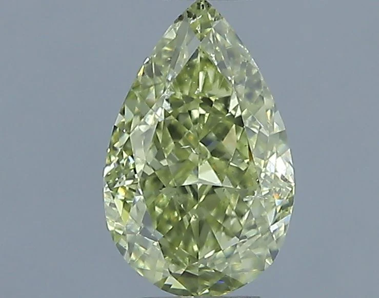 1.00 ct. Fancy Yellow/SI2 Pear Diamond