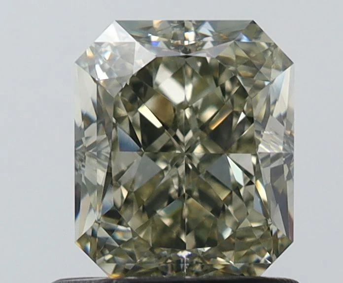 1.00 ct. Fancy Yellow/VS1 Radiant Diamond
