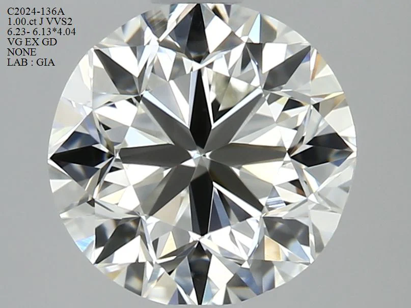 1.00 ct. J/VVS2 Round Diamond