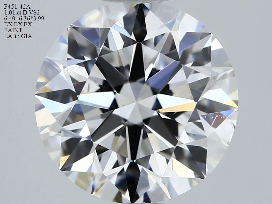 1.01 ct. D/VS2 Round Diamond