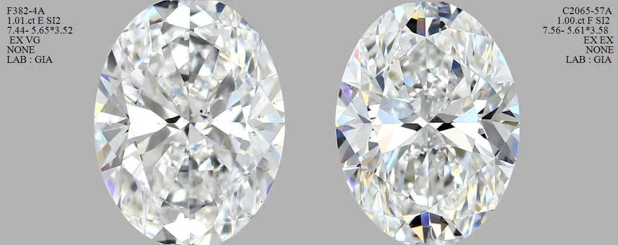 1.01 ct. E/SI2 Oval Diamond