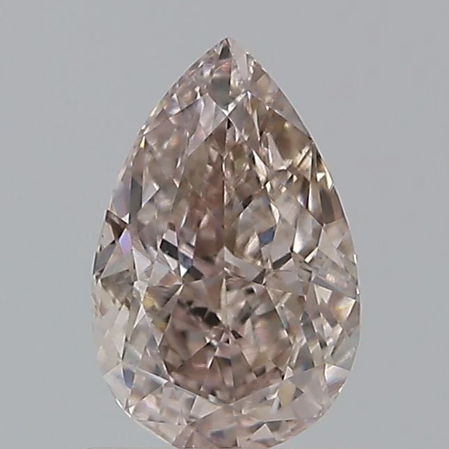 1.01 ct. Fancy Brown Pink/SI2 Pear Diamond