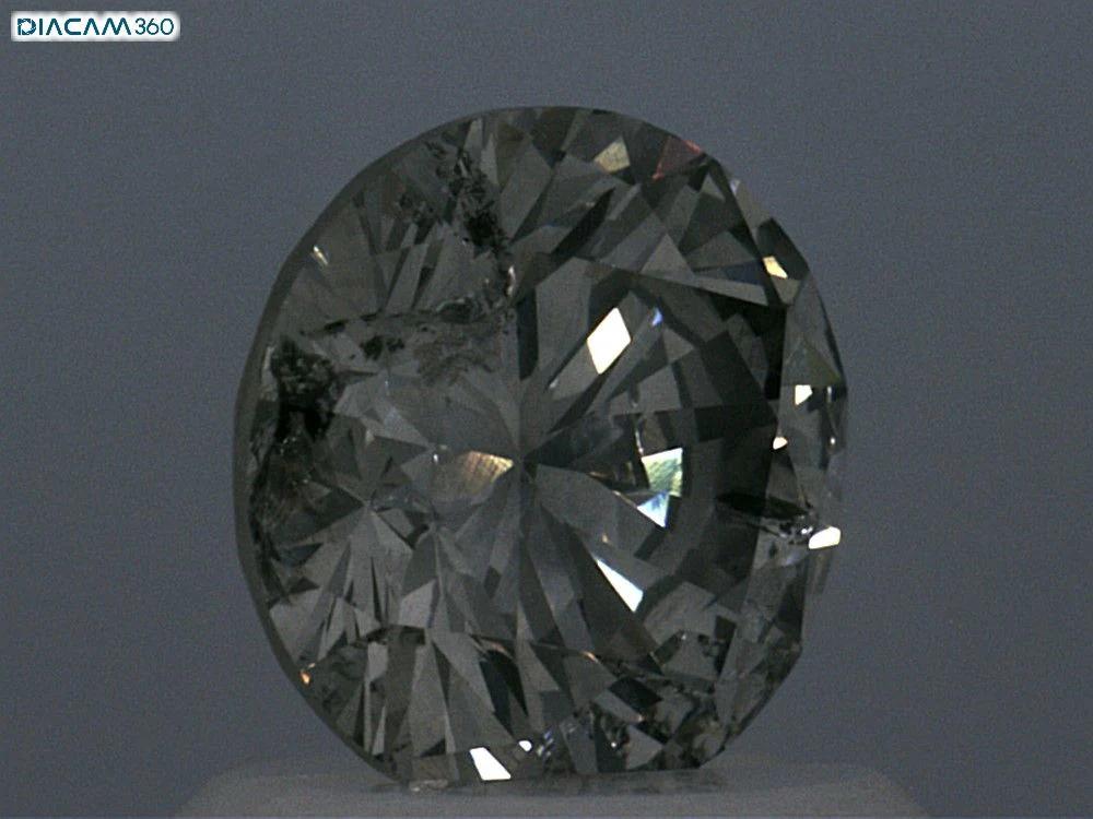 1.01 ct. Fancy Gray/ Round Diamond