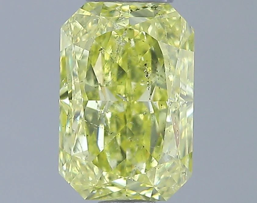 1.01 ct. Fancy Intense Yellow/I1 Radiant Diamond