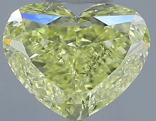 1.01 ct. Fancy Intense Yellow/SI2 Heart Diamond