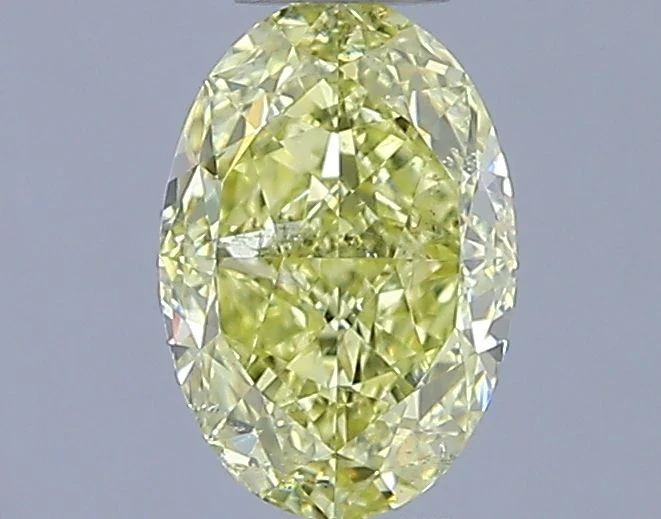 1.01 ct. Fancy Intense Yellow/SI2 Oval Diamond