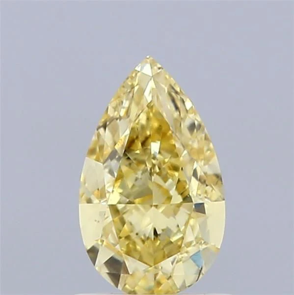 1.01 ct. Fancy Intense Yellow/VS1 Pear Lab Grown Diamond