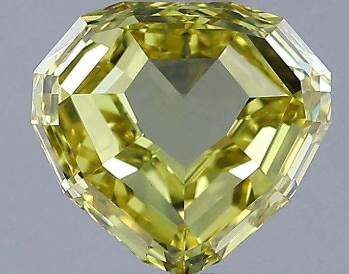 1.01 ct. Fancy Intense Yellow/VS1 Shield Diamond