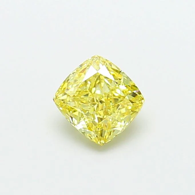 1.01 ct. Fancy Intense Yellow/VS2 Cushion Modified Lab Grown Diamond