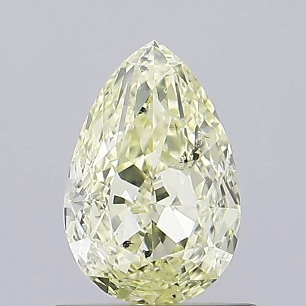 1.01 ct. Fancy Light Yellow/I1 Pear Diamond