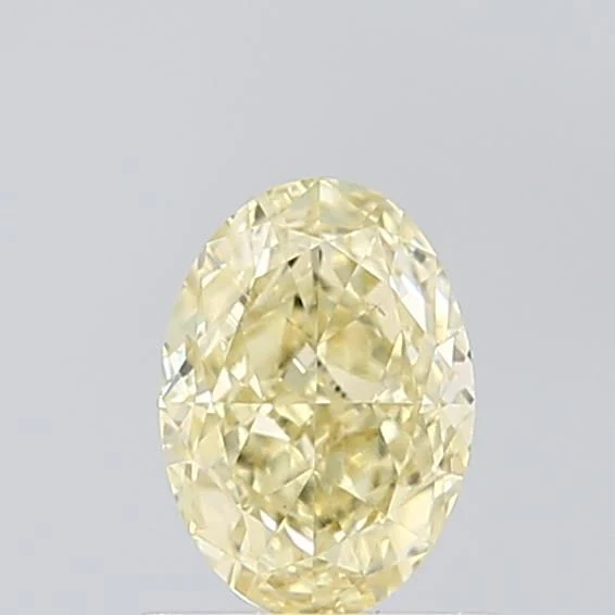1.01 ct. Fancy Light Yellow/VS1 Oval Lab Grown Diamond