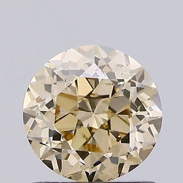 1.01 ct. Fancy Light Yellowish Brown/SI2 Round Diamond
