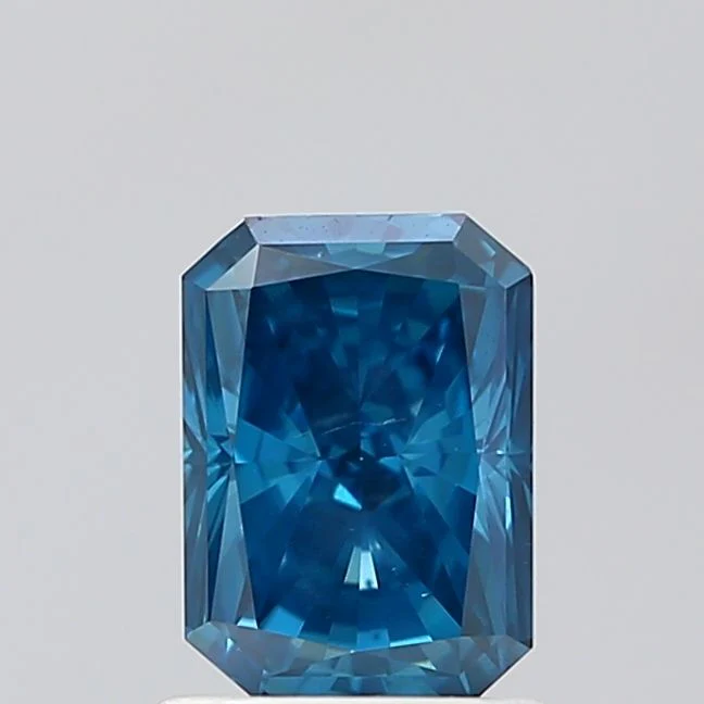 1.01 ct. Fancy Vivid Blue/SI1 Radiant Diamond