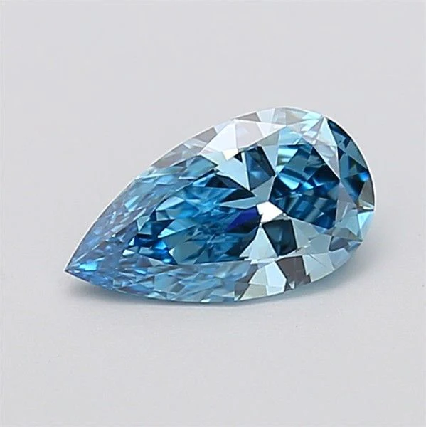 1.01 ct. Fancy Vivid Blue/VVS2 Pear Lab Grown Diamond