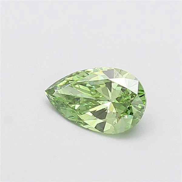 1.01 ct. Fancy Vivid Green/SI1 Pear Lab Grown Diamond