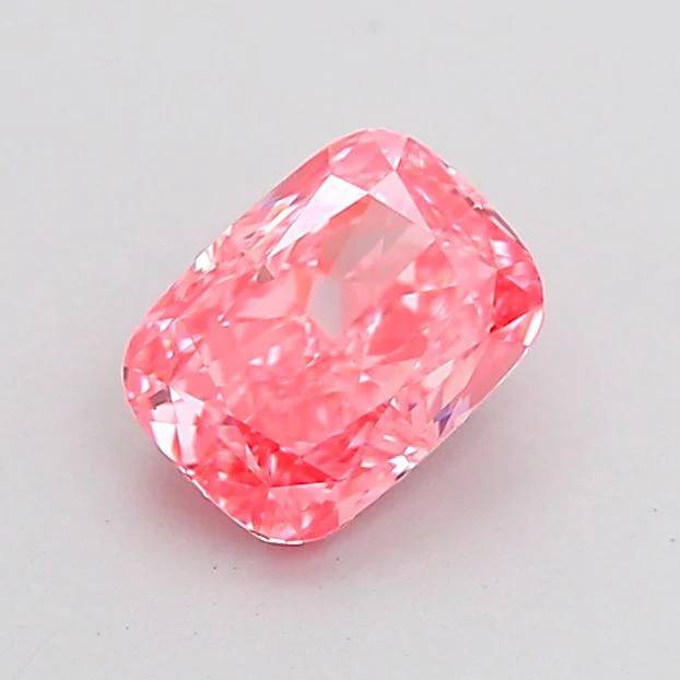 1.01 ct. Fancy Vivid Pink/VS1 Cushion Modified Lab Grown Diamond
