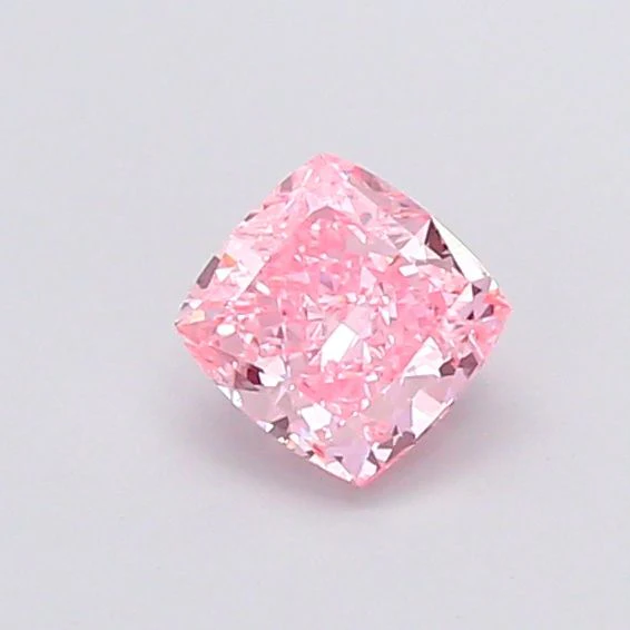 1.01 ct. Fancy Vivid Pink/VVS2 Cushion Modified Lab Grown Diamond
