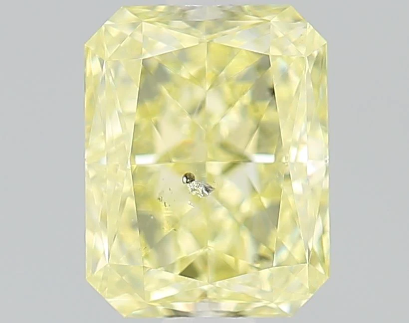 1.01 ct. Fancy Yellow/I1 Radiant Diamond