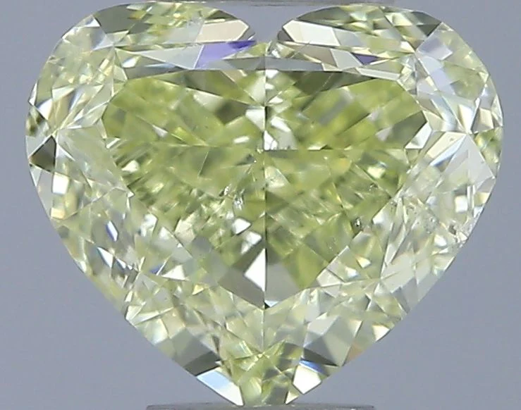 1.01 ct. Fancy Yellow/SI1 Heart Diamond