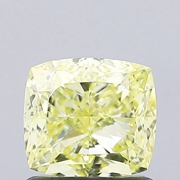 1.01 ct. Fancy Yellow/VS1 Cushion Modified Diamond