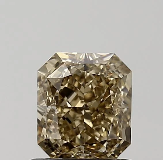 1.01 ct. Fancy Yellowish Brown/VS2 Radiant Diamond