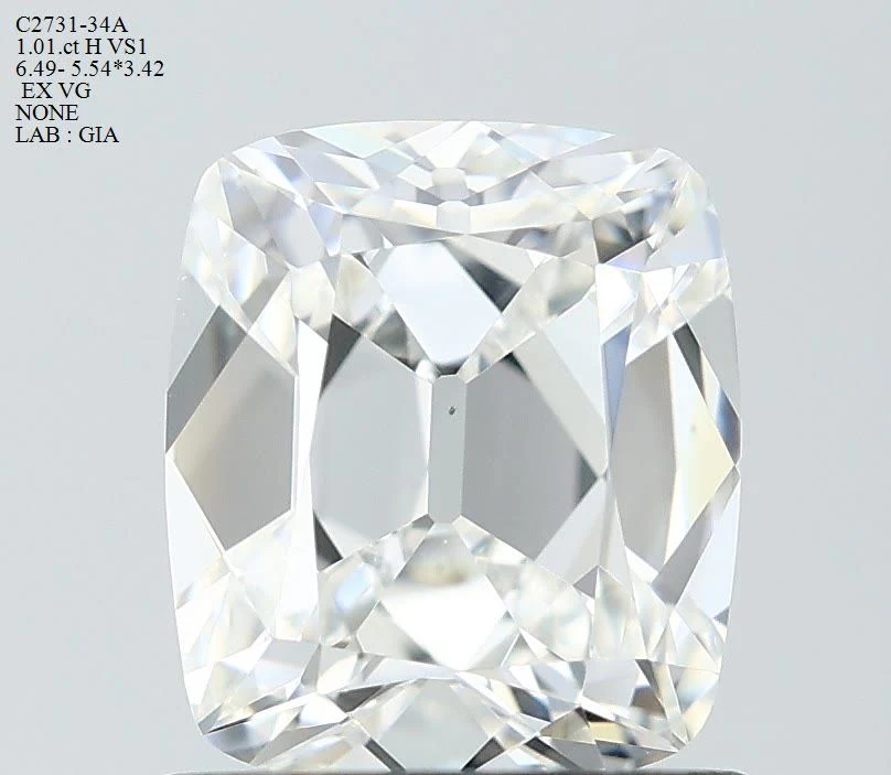 1.01 ct. H/VS1 Old Miner Diamond
