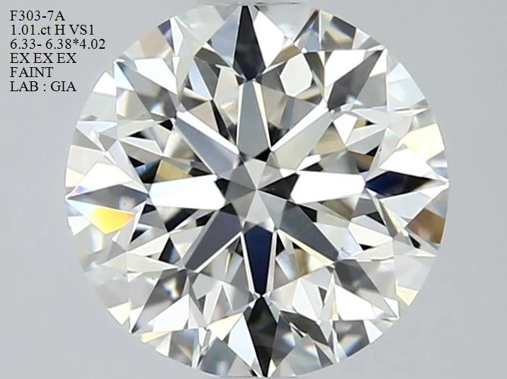 1.01 ct. H/VS1 Round Diamond