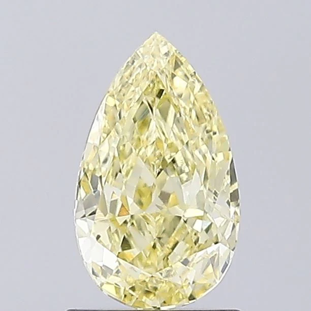 1.02 ct. Fancy Intense Yellow/VVS2 Pear Lab Grown Diamond
