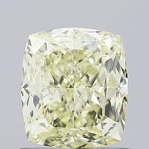 1.02 ct. Fancy Light Yellow/VS2 Cushion Modified Diamond