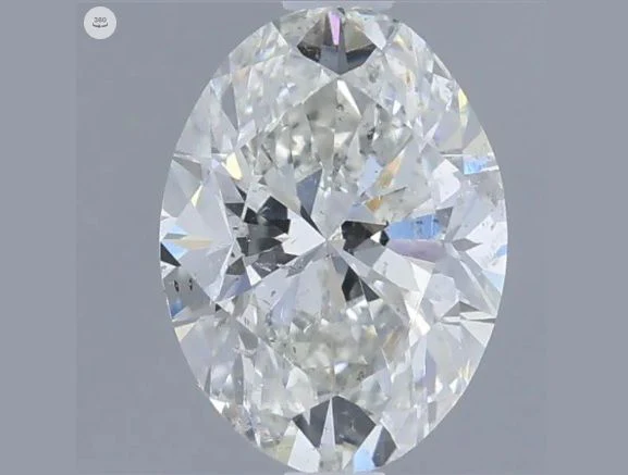 1.02 ct. G/SI1 Oval Diamond