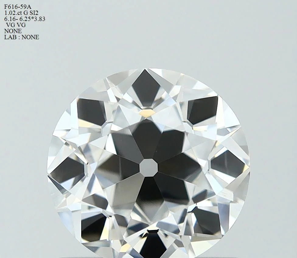 1.02 ct. G/SI2 European Cut Diamond