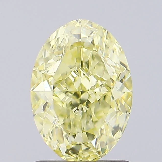 1.03 ct. Fancy Intense Yellow/VS1 Oval Lab Grown Diamond