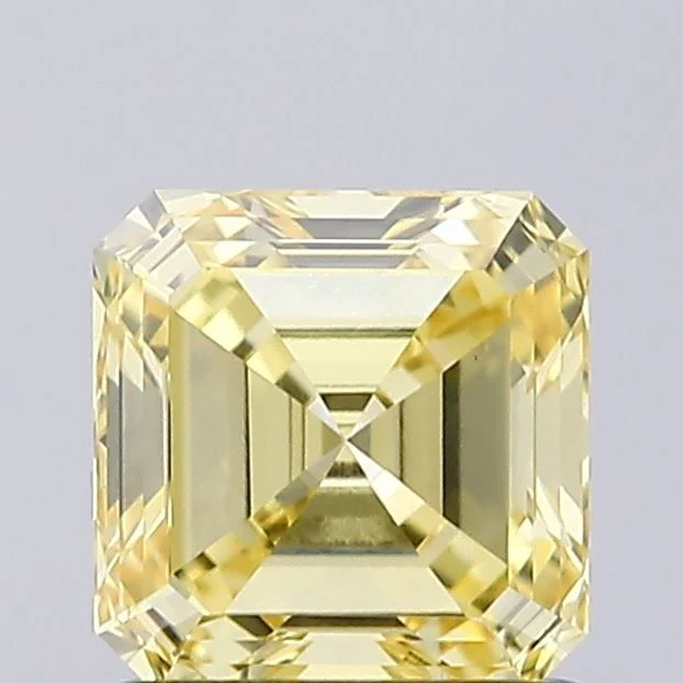 1.03 ct. Fancy Yellow/VS1 Asscher Lab Grown Diamond