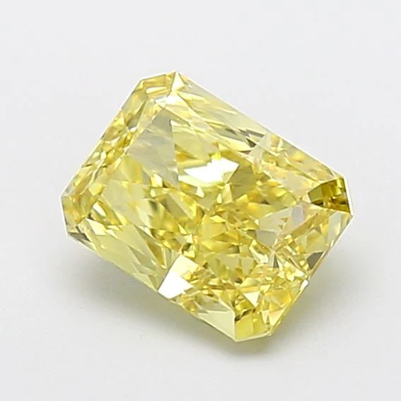 1.03 ct. Fancy Yellow/VS1 Radiant Lab Grown Diamond