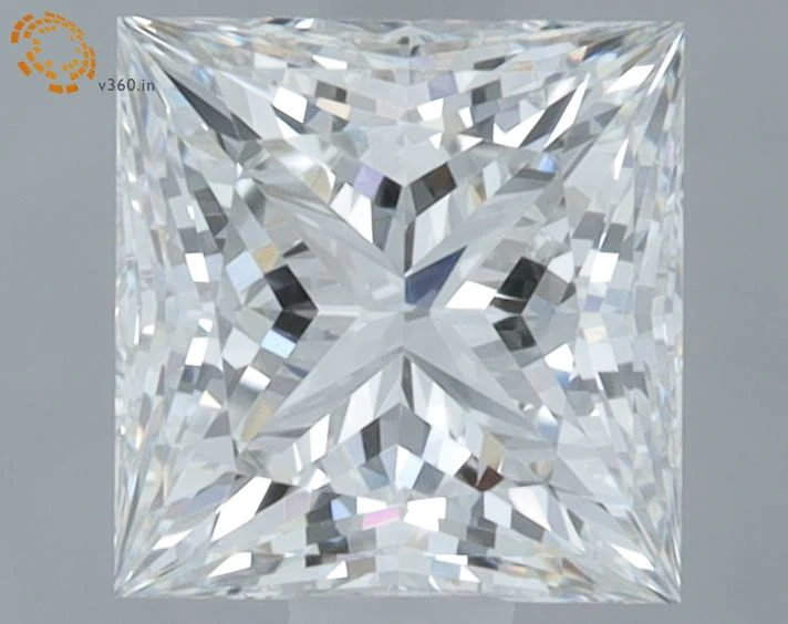 1.04 ct. F/VVS2 Princess Lab Grown Diamond