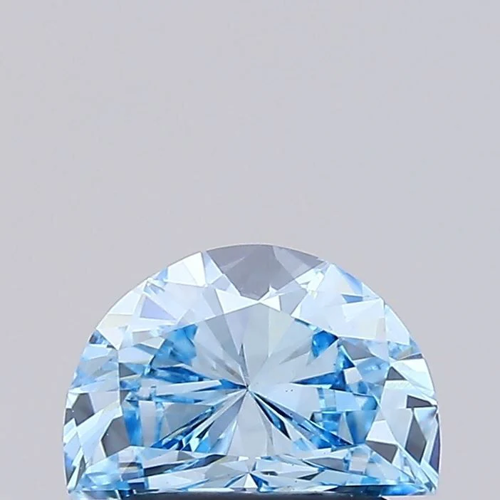1.04 ct. Fancy Intense Blue/VS1 Half Moon Lab Grown Diamond