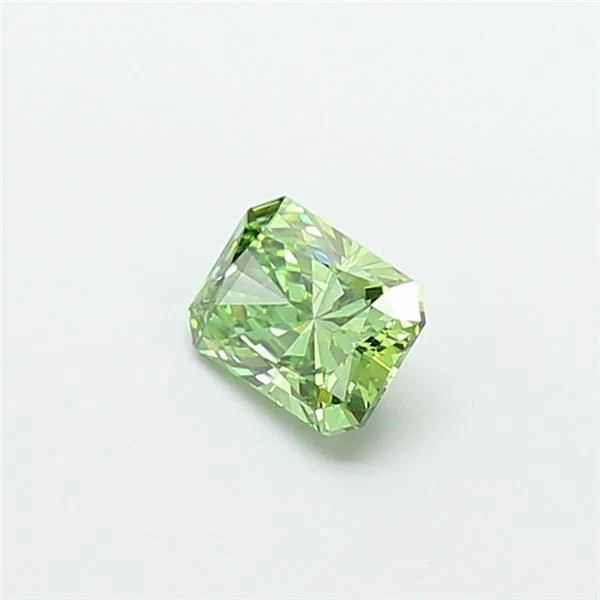 1.04 ct. Fancy Vivid Green/VS1 Radiant Lab Grown Diamond