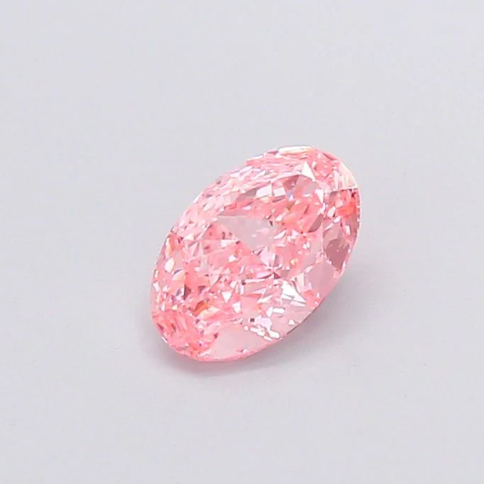 1.04 ct. Fancy Vivid Pink/VS1 Oval Lab Grown Diamond