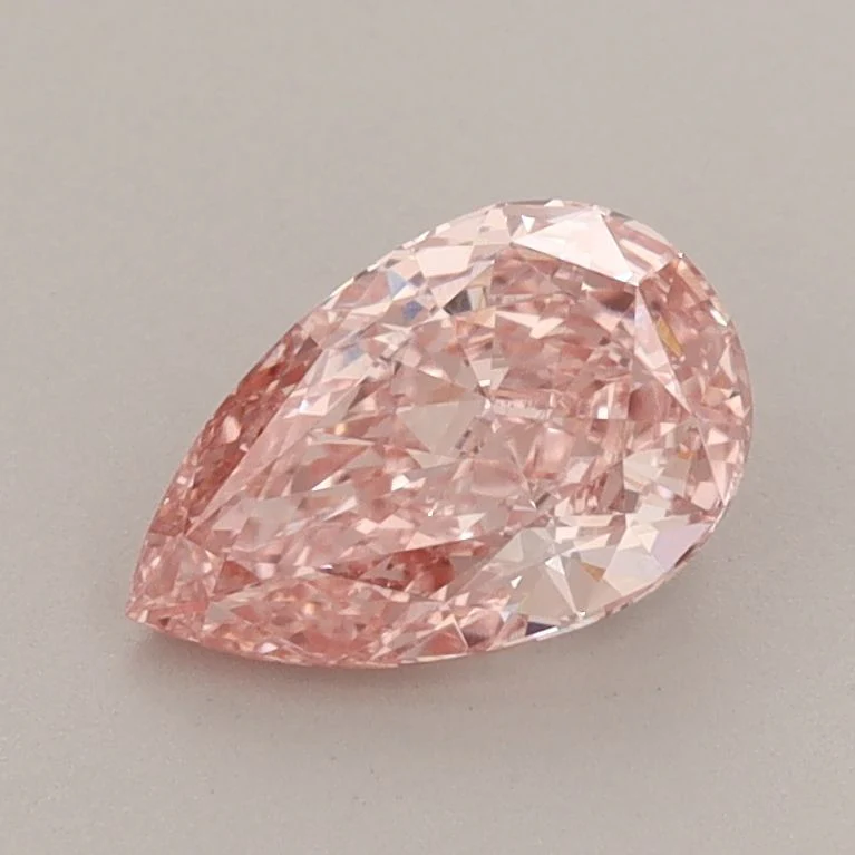 1.04 ct. Fancy Vivid Pink/VVS2 Pear Lab Grown Diamond