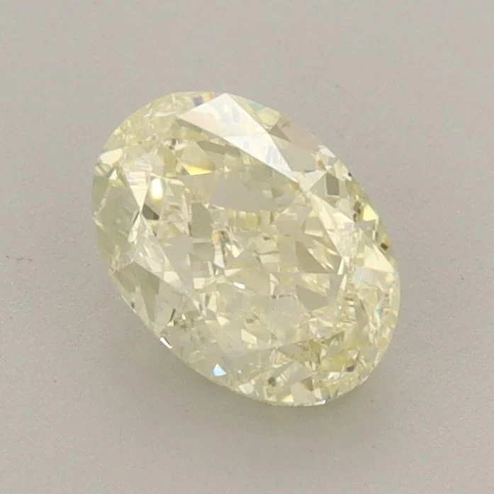 1.04 ct. Fancy Yellow/VS1 Oval Lab Grown Diamond