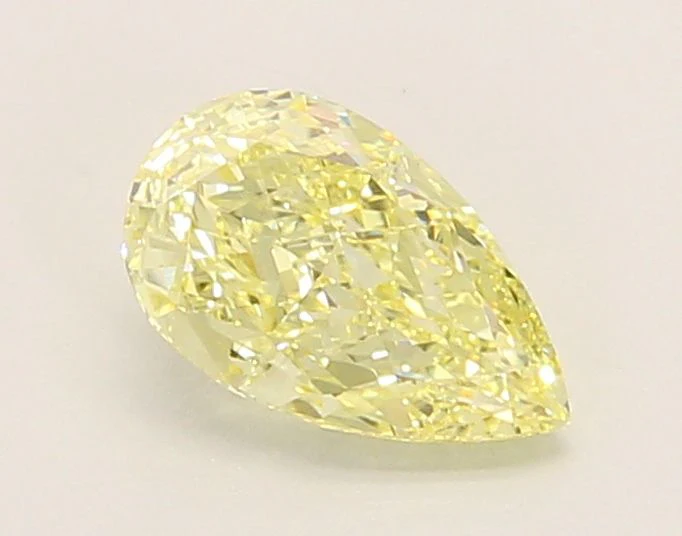 1.04 ct. Fancy Yellow/VVS2 Pear Lab Grown Diamond