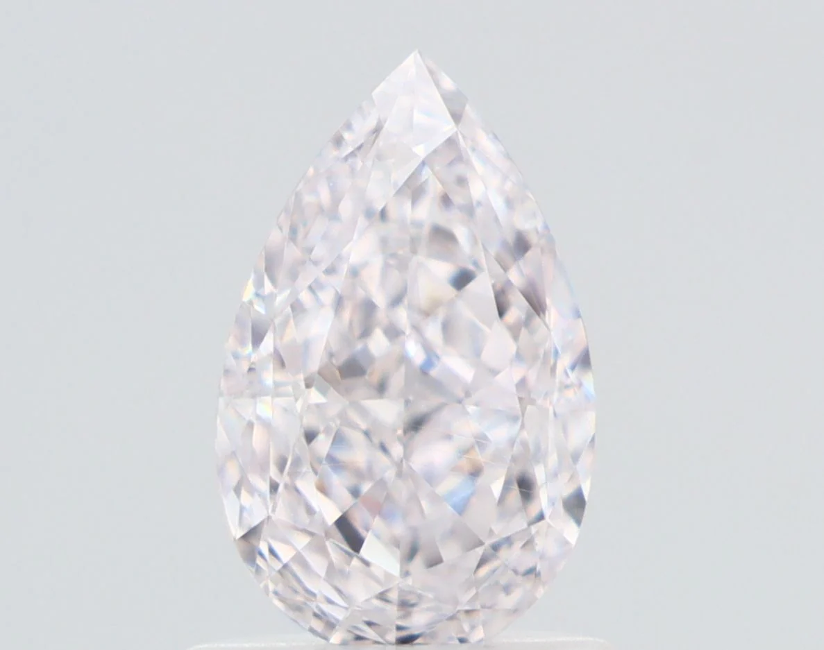 1.05 ct. Fancy Faint Pink/VS1 Pear Diamond