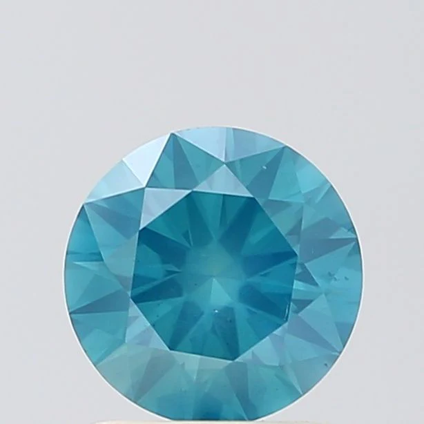 1.05 ct. Fancy Intense Blue/I1 Round Diamond
